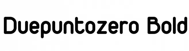 Duepuntozero Bold 