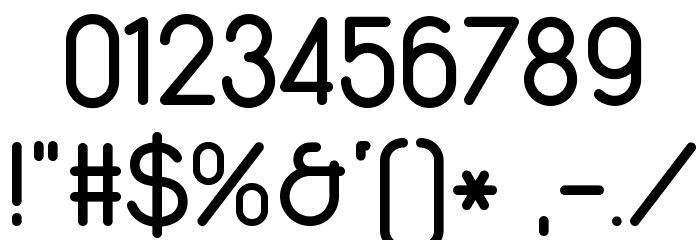 Duepuntozero Font OTHER CHARS
