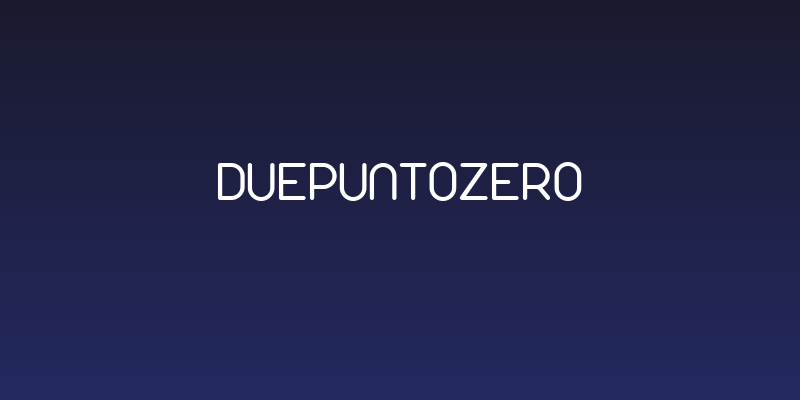 Duepuntozero Social Header