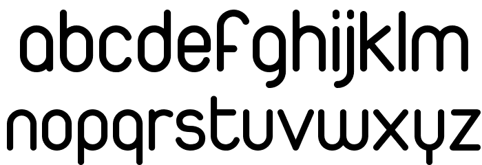 Duepuntozero Font LOWERCASE