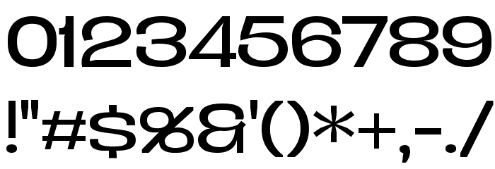 Duera PERSONAL USE Expanded Light Font OTHER CHARS
