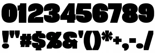 Duera PERSONAL USE Normal Black Font OTHER CHARS