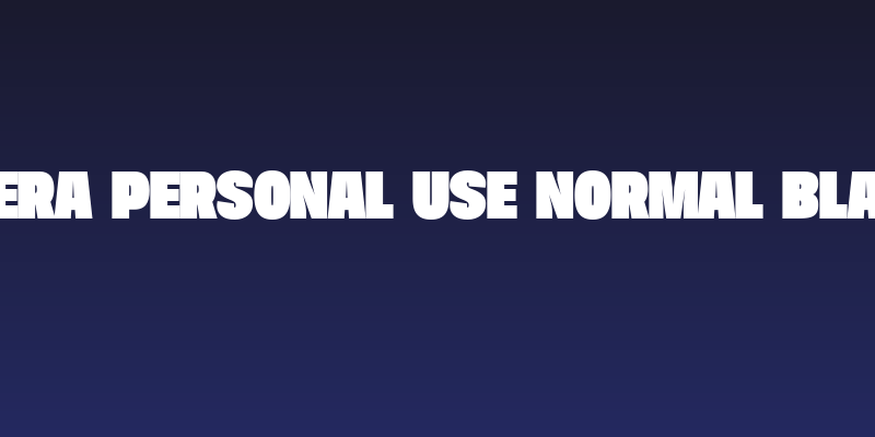 Duera PERSONAL USE Normal Black Social Header