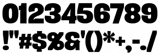 Duera PERSONAL USE Normal Bold Font OTHER CHARS