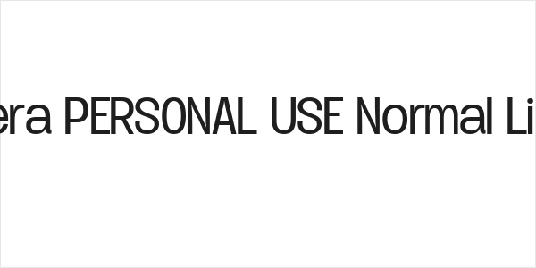 Duera PERSONAL USE Normal Light Logo