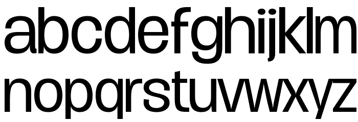 Duera PERSONAL USE Normal Light Font LOWERCASE
