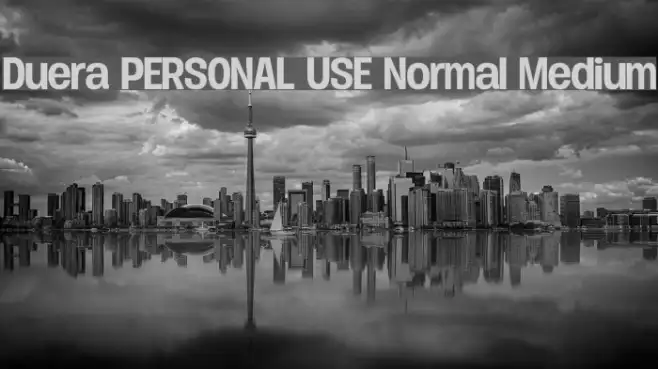Duera PERSONAL USE Normal Medium Example 2