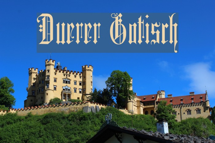 Duerer Gotisch Font examples