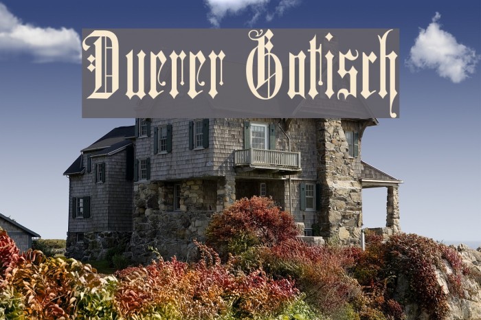 Duerer Gotisch Font examples