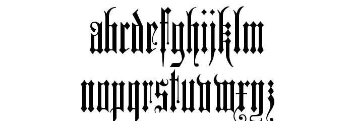Duerer Gotisch Font LOWERCASE