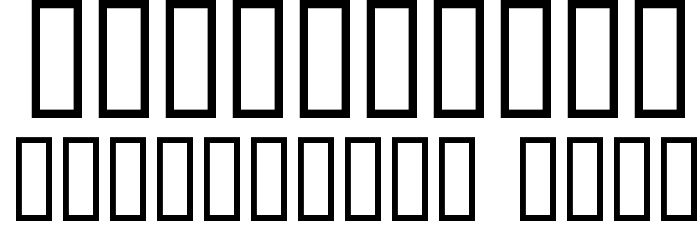 DuererEverydayTools Font OTHER CHARS