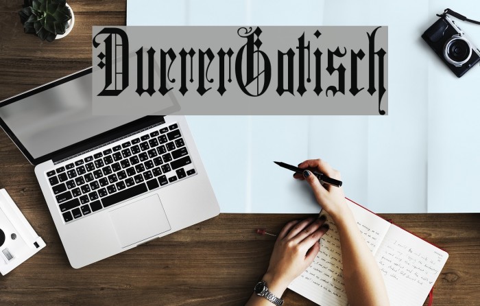 DuererGotisch Font examples