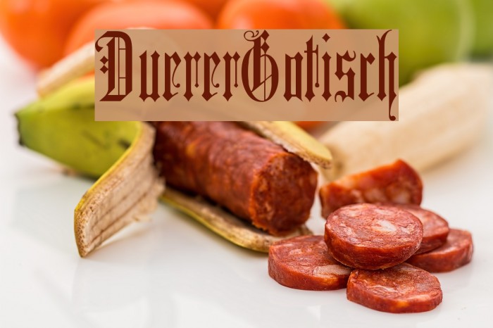 DuererGotisch Font examples