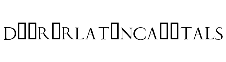 DuererLatinCapitals  Descarca Fonturi Gratis
