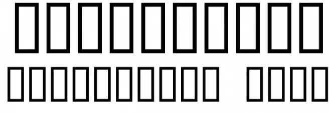 DuererLatinConstructionCapitals Шрифта ДРУГИЕ символов
