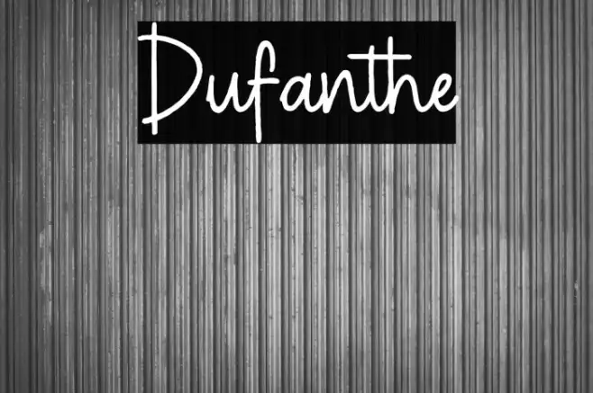 Dufanthe Example 2
