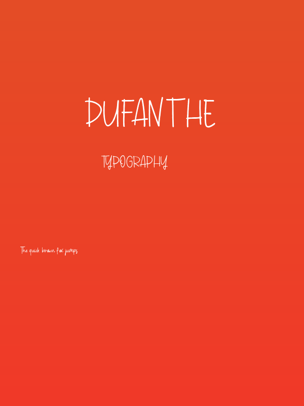 Dufanthe Poster