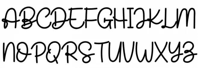 Duffel Bag Personal Use Schriftart Groß