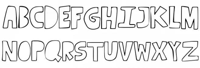 DufusDoodle Schriftart Groß