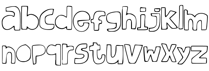 DufusDoodle Font LOWERCASE