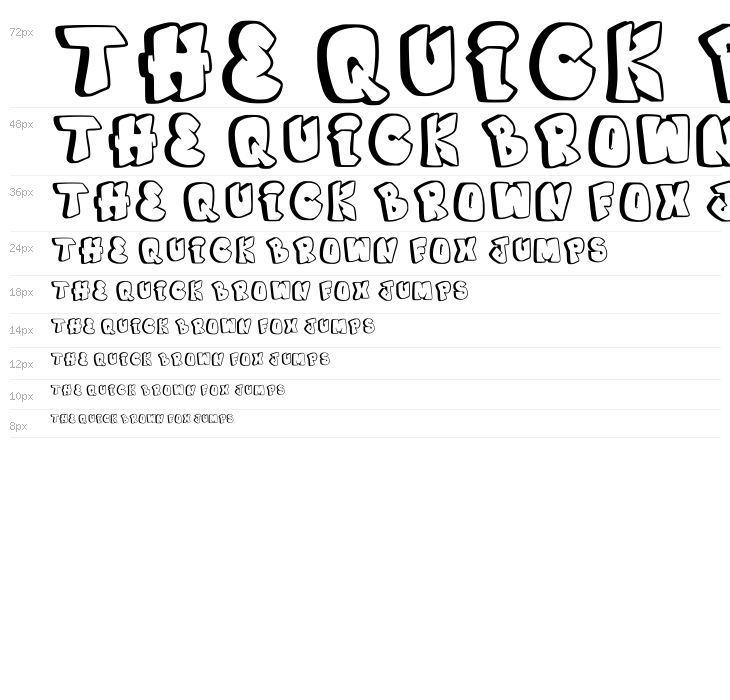 Dugffiti Regular Waterfall