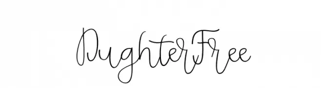 DughterFree  Fuentes Gratis Descargar