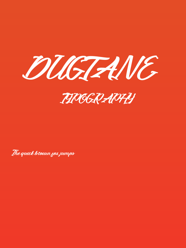 Dugtane Poster