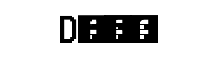 Duh, Pixels! Regular Шрифта