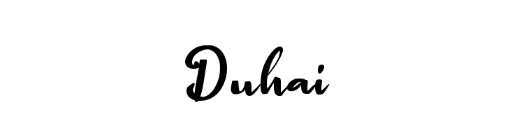 Duhai  Free Fonts Download