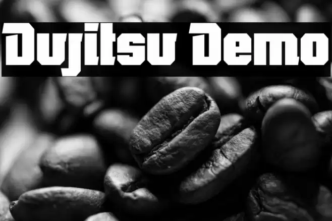 Dujitsu Demo フォント examples