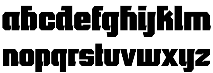 Dujitsu Demo Font LOWERCASE