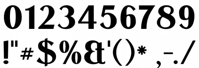 Dukas CF Bold Regular Font OTHER CHARS