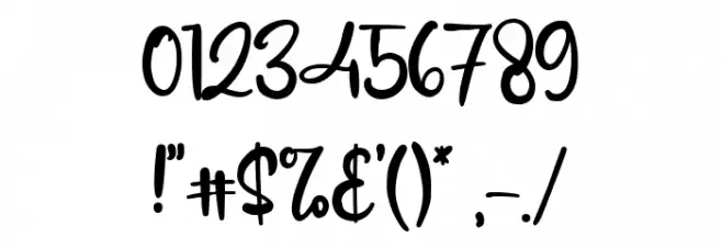 Duke Mettle Font OTHER CHARS