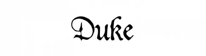 Duke  नि: शुल्क फ़ॉन्ट्स डाउनलोड