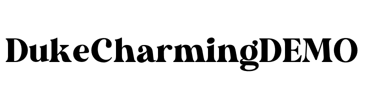 DukeCharmingDEMO  Free Fonts Download