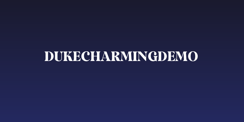 DukeCharmingDEMO Social Header