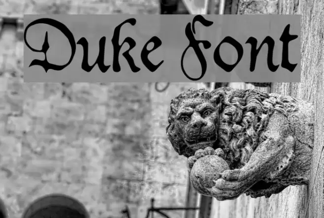 Duke Font examples