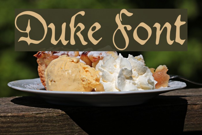 Duke Font examples
