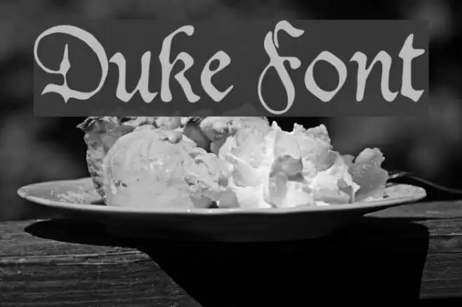 Duke Font examples