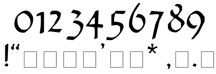 Dukeplus Font OTHER CHARS