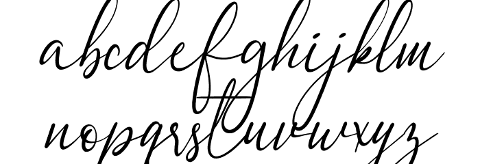 Dulan Anzelica Font LOWERCASE