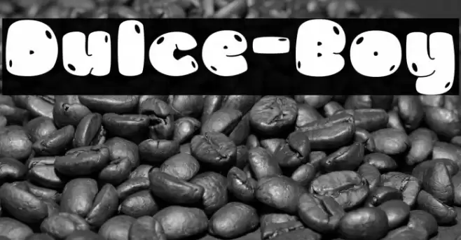 Dulce-Boy Font examples