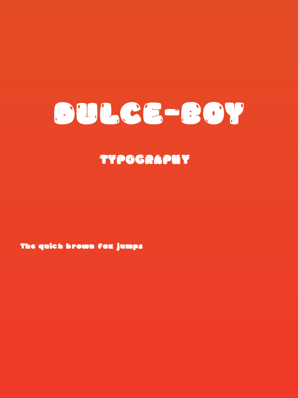 Dulce-Boy Poster