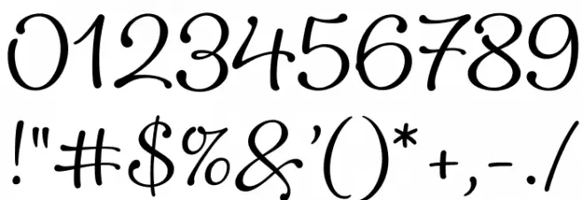 Dulcelin Font OTHER CHARS