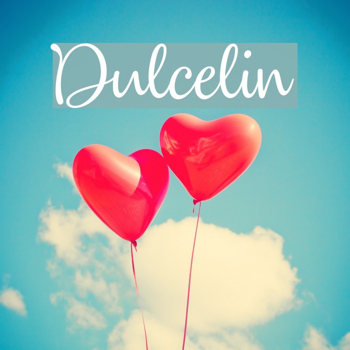 Dulcelin Font examples