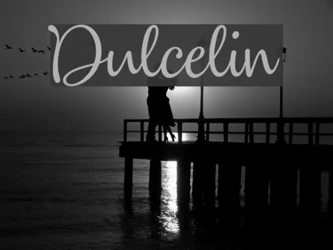 Dulcelin Font examples