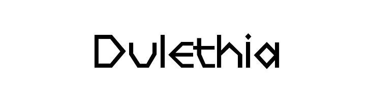 Dulethia  Frei Schriftart Herunterladen