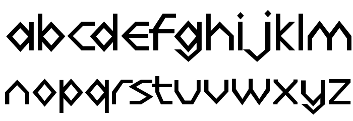 Dulethia Font LOWERCASE