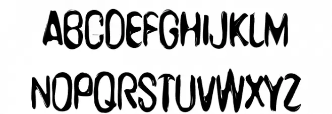 Dulimarlanda フォント 大文字