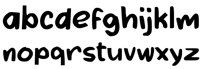 Dulinan Font LOWERCASE